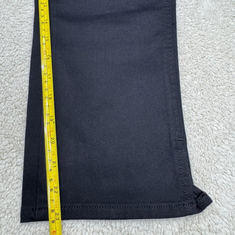 NEW NYDJ Chloe Capri Black Jean Women's Side Slit Denim Pants, Size 8 NWT - Picture 10 of 11
